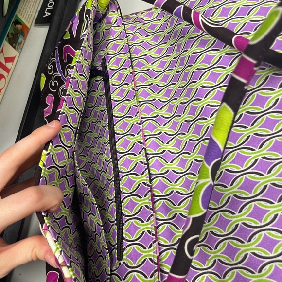 Vera Bradley Pink and Brown Quilted Accessory - Picture 3 of 4